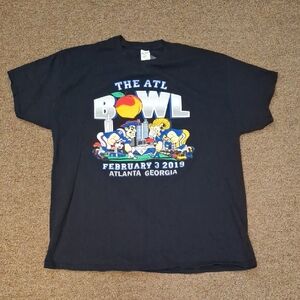 NFL Atlanta Super Bowl 53 NE Patriots Vs LA Rams Graphic Tee Sz XL